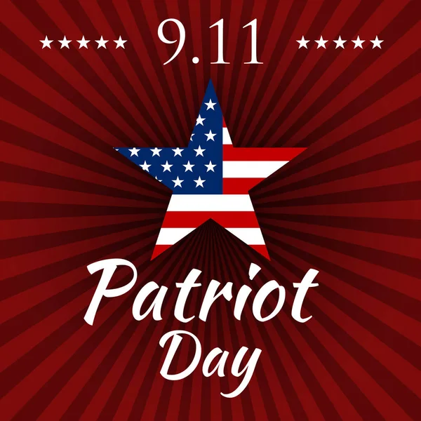 Usa Patriot Day Banner Bakgrund — Stockfoto