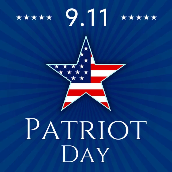 Stany Zjednoczone Patriot Day Banner Tle — Zdjęcie stockowe