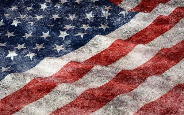 Vlajka Usa Zblízka — Stock fotografie
