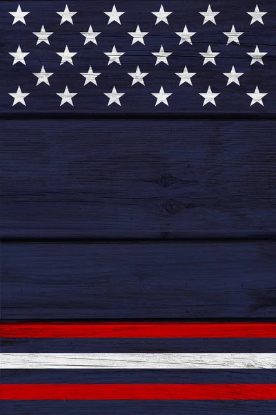 Usa Flag Concept Wooden Background — Stock Photo, Image