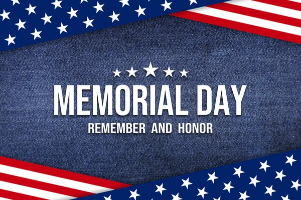 Usa Memorial Day Background — Stock Photo, Image