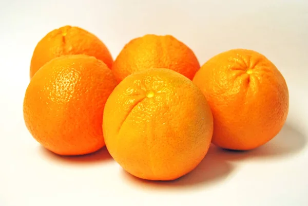 Close Fresh Ripe Oranges — Stock Photo, Image