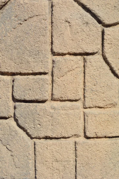 Abstrakter Hintergrund Der Backsteinmauer Der Stadt — Stockfoto