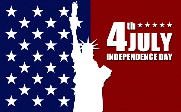 Dia Independência Julho Feriado Federal Nos Estados Unidos — Fotografia de Stock