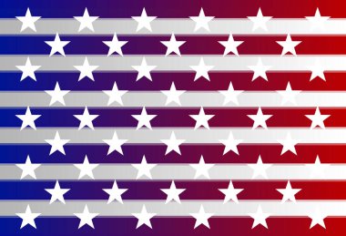 Amerikan bayrağı unsurları ile ABD arka planı