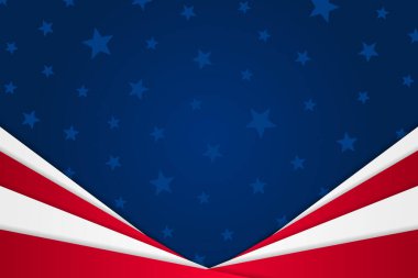 Amerikan bayrağı unsurları ile ABD arka planı