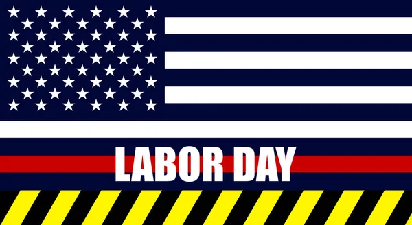 Usa Labor Day Background — Stock Vector