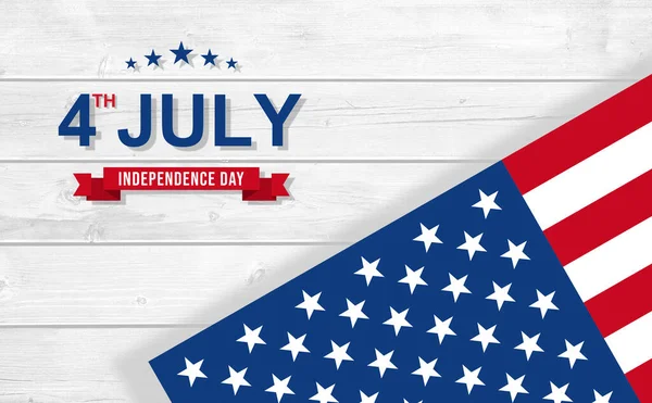 7月4日美国独立日联邦假日 — 图库照片