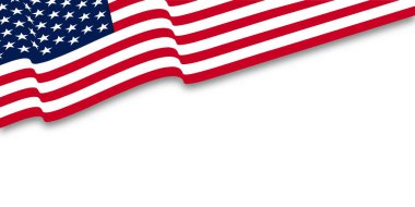 Amerikan bayrağı unsurları ile ABD arka planı