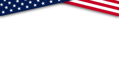 Amerikan bayrağı unsurları ile ABD arka planı