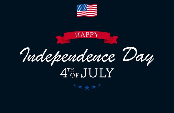 Ιουλίου Ημέρα Ανεξαρτησίας Διανυσματική Απεικόνιση — Διανυσματικό Αρχείο