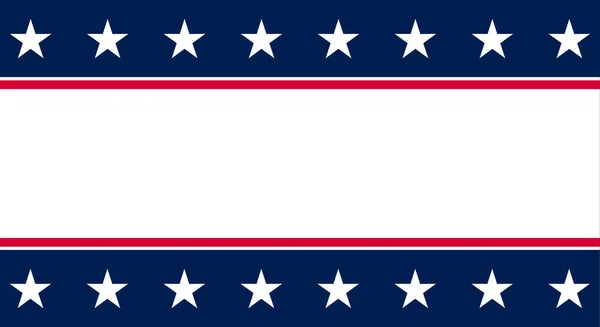 Sfondo Usa Con Elementi Della Bandiera Americana — Vettoriale Stock