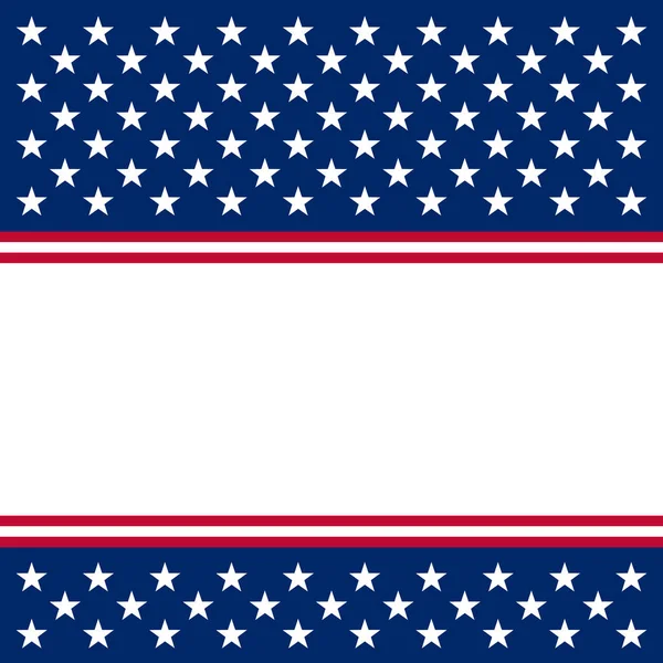 Amerikai Háttér Elemeivel Amerikai Zászló — Stock Vector