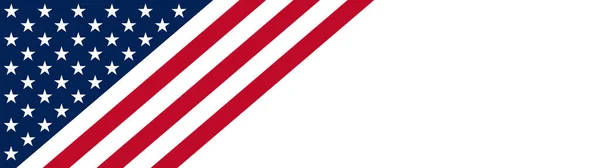 Fondo Con Elementos Bandera Americana — Archivo Imágenes Vectoriales