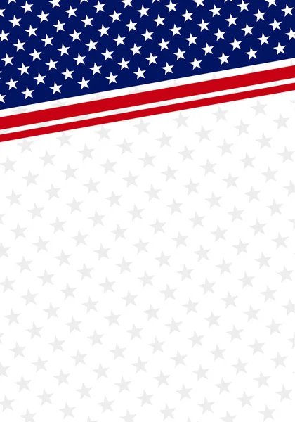 Usa Pozadí Prvky Americké Vlajky — Stockový vektor