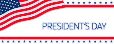 ABD Başkanları Günü vektör illüstrasyonu