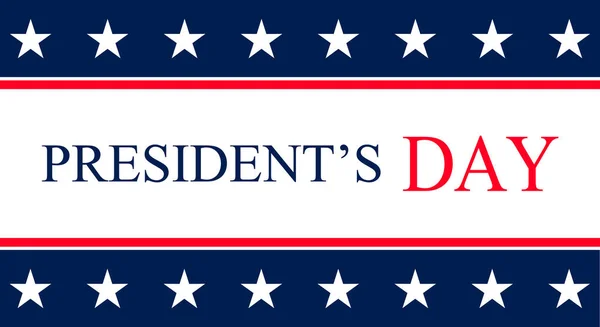 Ηπα Πρόεδροι Ημέρα Διανυσματική Απεικόνιση — Διανυσματικό Αρχείο