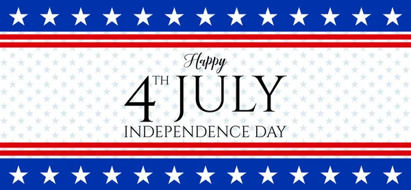 Ιουλίου Ημέρα Ανεξαρτησίας Διανυσματική Απεικόνιση — Διανυσματικό Αρχείο