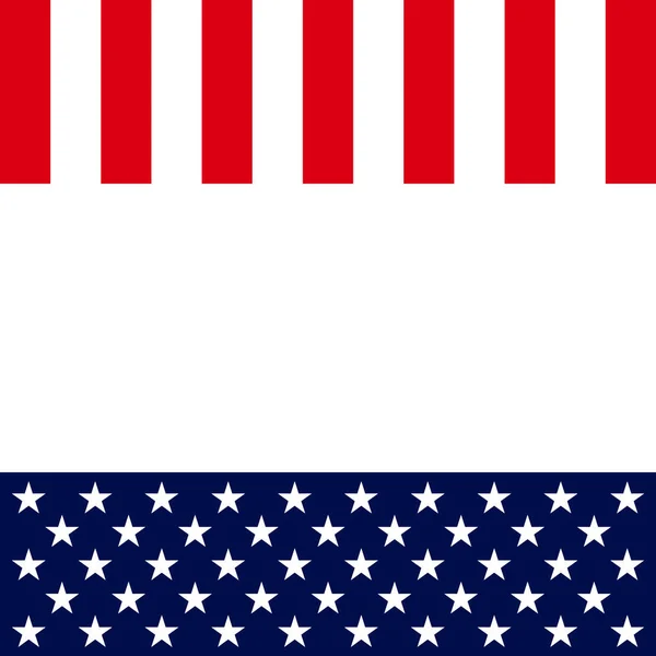 Fondo Con Elementos Bandera Americana — Vector de stock