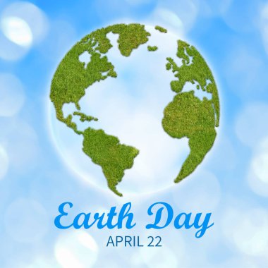 Dünya günü, 22 Nisan, ekoloji konsepti.