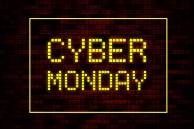 Siber Pazartesi indirimi posteri 