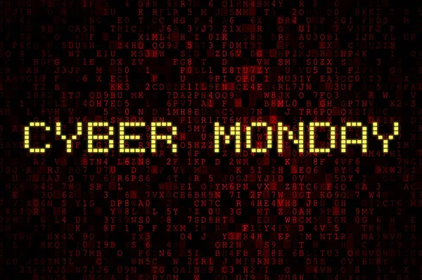 Cyber Monday Sale Poster — Stock Photo, Image