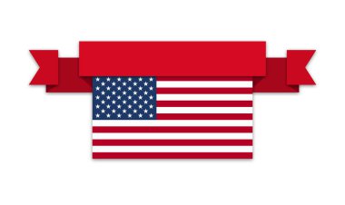 ABD arkaplan vektörü illüstrasyonu