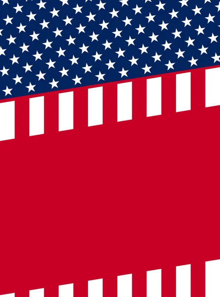 アメリカの国旗の要素を持つアメリカの背景 — ストックベクタ