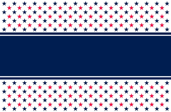 Amerikaanse Achtergrond Met Elementen Van Amerikaanse Vlag — Stockvector