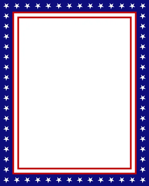 stock vector USA abstract frame background with elements of the American flag