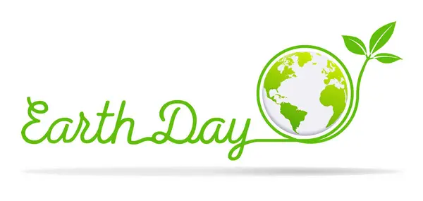 Hintergrund Des Earth Day Rettet Das Konzept Des Planeten — Stockvektor