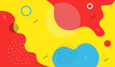 Projeleriniz, afişiniz, iş şablonunuz, vektör illüstrasyonunuz için modayı takip eden geometrik arkaplan 