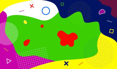 Projeleriniz, afişiniz, iş şablonunuz, vektör illüstrasyonunuz için modayı takip eden geometrik arkaplan 