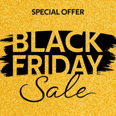 Kara Cuma simge vektör illüstrasyonu