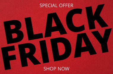 Kara Cuma simge vektör illüstrasyonu