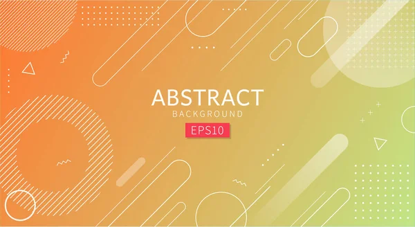 Modern yellow minimal abstract background composition with dynamic geometric shapes. Abstract design template. 