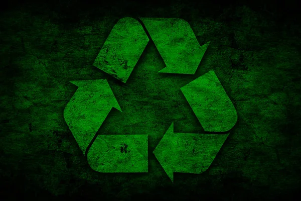 Οικολογικό Σήμα Ανακύκλωσης Φιλικό Προς Περιβάλλον — Φωτογραφία Αρχείου