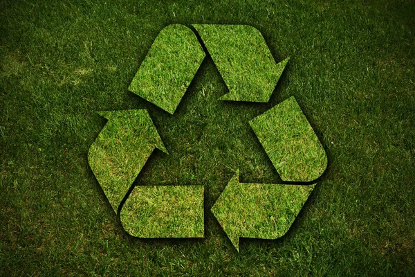 Respetuoso Del Medio Ambiente Reciclar Signo — Foto de Stock