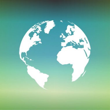 Dünya Küre vektör illüstrasyonu