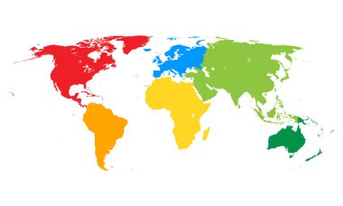 dünya haritası vektör illüstrasyonu