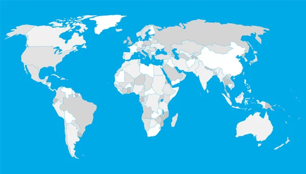 World Map Vector Illustration — Stock Vector