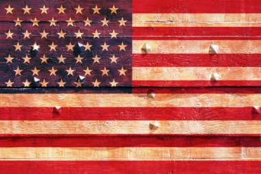 ABD bayrak arkaplan grunge tarzı
