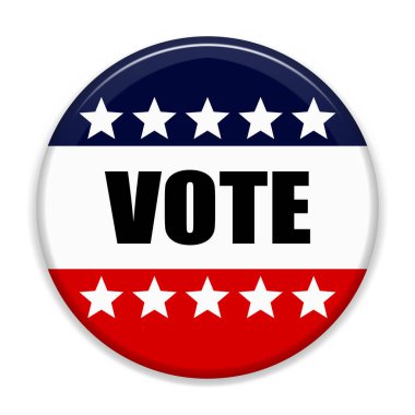 Amerika Birleşik Devletleri bayrağıyla oy ve seçim kavramı 
