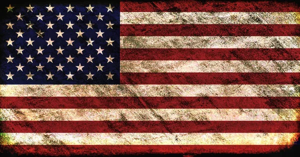 美国国旗背景音乐风格 — 图库照片