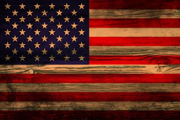 美国国旗背景音乐风格 — 图库照片
