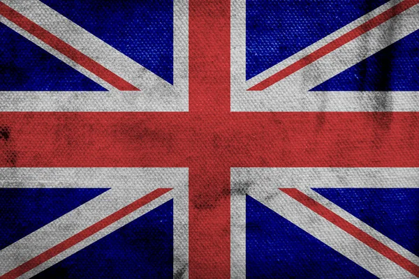 英国国旗靠墙背衬 格子风格 — 图库照片