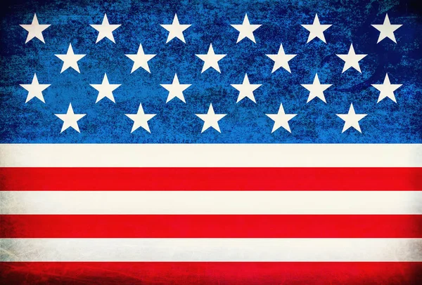 Usa Flag Background Grunge Style — Stock Photo, Image