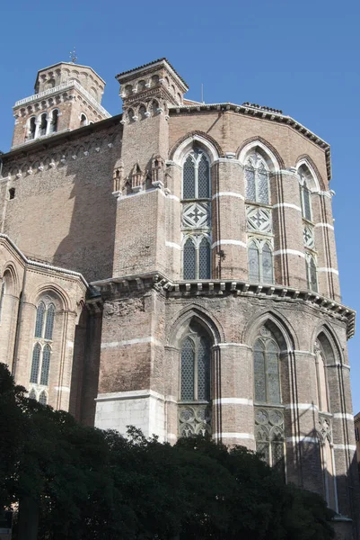 Venedik 'teki mimari kiliseye kısmi bakış