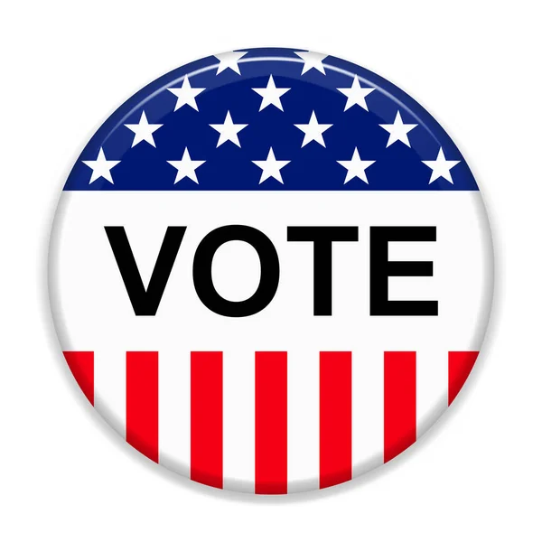 Hlasování Volební Koncept Vlajkou Spojených Států Amerických — Stock fotografie