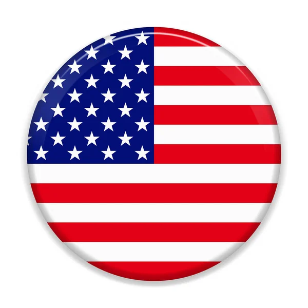 アメリカの国旗を掲げた選挙の概念です — ストック写真